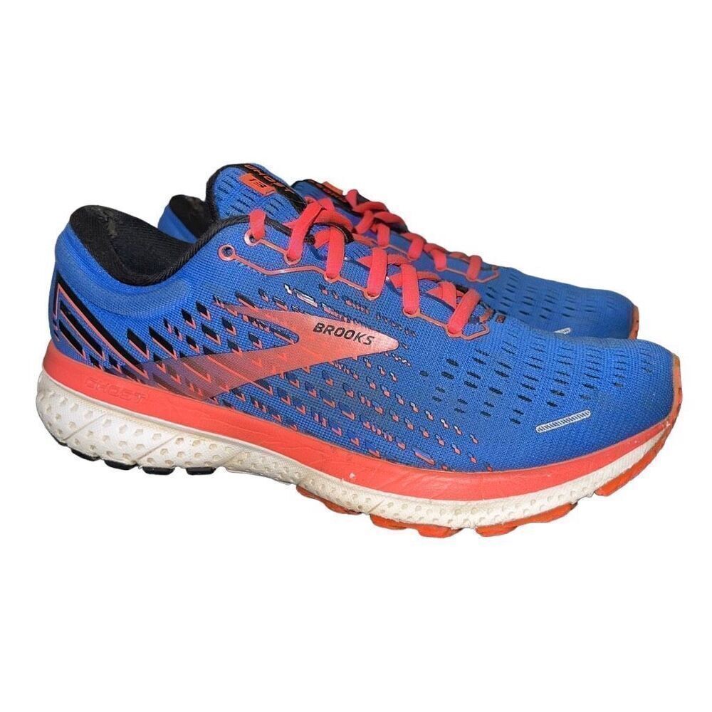 Brooks Ghost 13 Women's Blue Mesh Athletic Road Running Shoes Size US 8.5